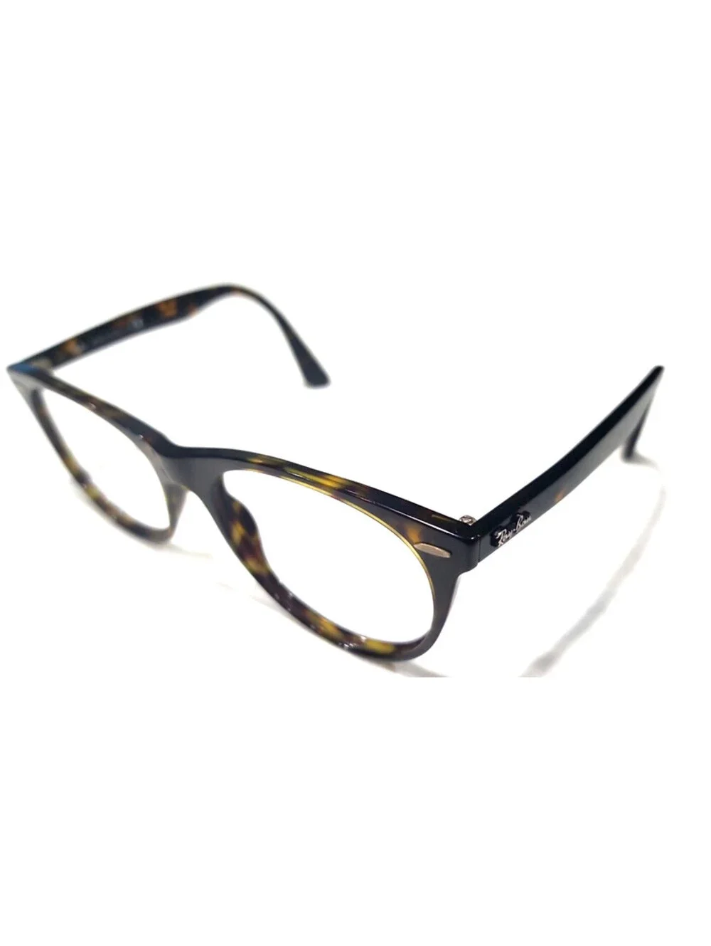 Ray Ban RB2185 902/31 Round Tortoise Eyeglasses Sunglasses Frame 55-18 145 WHA